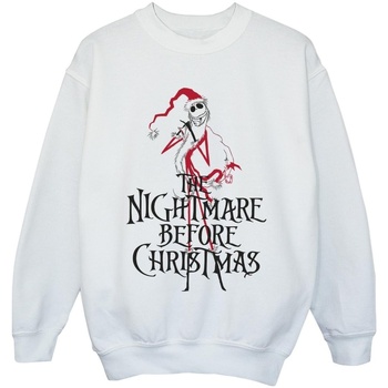 textil Niña Sudaderas Disney The Nightmare Before Christmas Santa Blanco