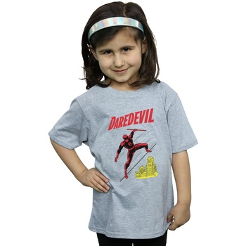 textil Niña Camisetas manga larga Marvel Daredevil Rooftop Gris