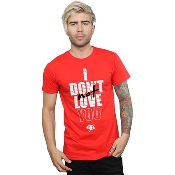 textil Hombre Camisetas manga larga Disney High School Musical The Musical Not Love You Rojo