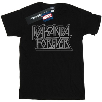 Marvel Wakanda Forever Logo Negro
