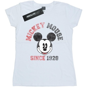 textil Mujer Camisetas manga larga Disney Minnie Mouse Since 1928 Blanco