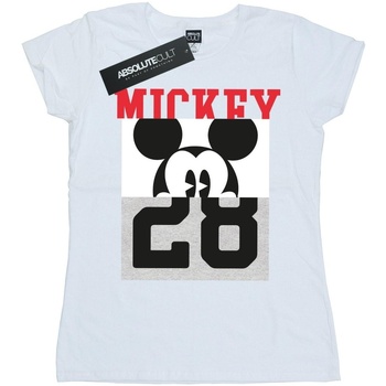textil Mujer Camisetas manga larga Disney Mickey Mouse Notorious Split Blanco