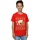 textil Niño Camisetas manga corta Spongebob Squarepants Ugly Christmas Rojo