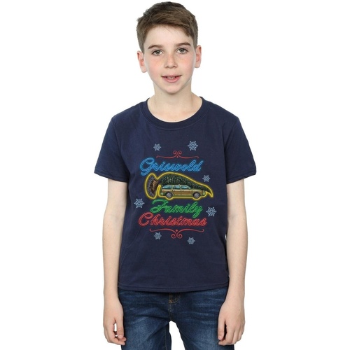 textil Niño Camisetas manga corta National Lampoon´s Christmas Va Griswold Family Christmas Azul
