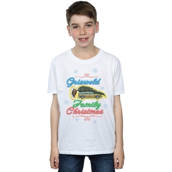 textil Niño Camisetas manga corta National Lampoon´s Christmas Va Griswold Family Christmas Blanco