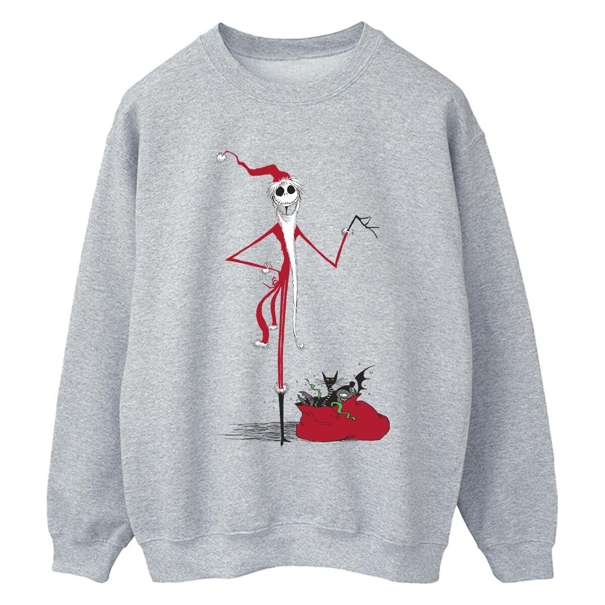 textil Mujer Sudaderas Nightmare Before Christmas Christmas Presents Gris