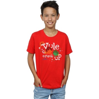 textil Niño Camisetas manga corta National Lampoon´s Christmas Va Yule Crack Up Rojo