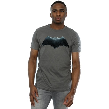 textil Hombre Camisetas manga larga Dc Comics Justice League Movie Batman Emblem Multicolor