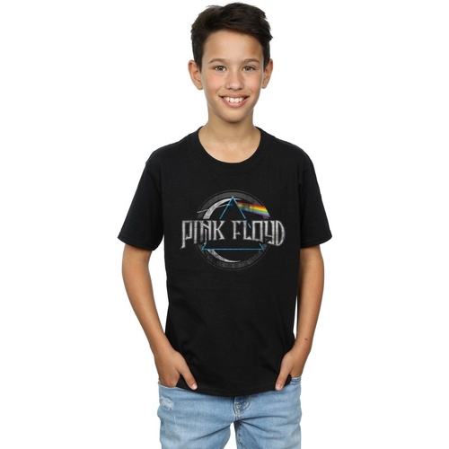 textil Niño Camisetas manga corta Pink Floyd Dark Side Of The Moon Circular Logo Negro
