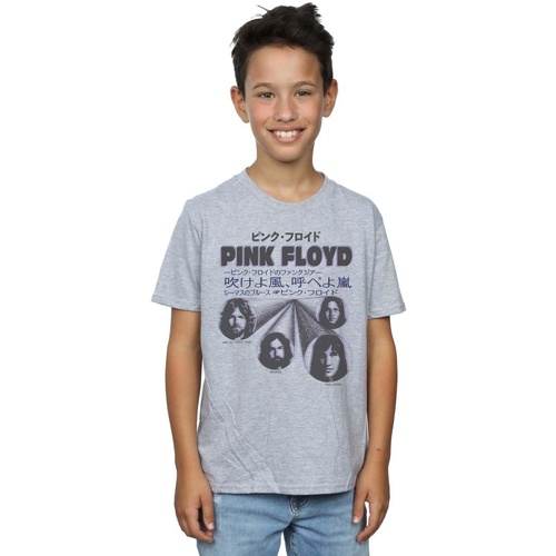 textil Niño Camisetas manga corta Pink Floyd Japanese Cover Gris