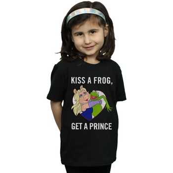 textil Niña Camisetas manga larga Disney The Muppets Kiss A Frog Negro