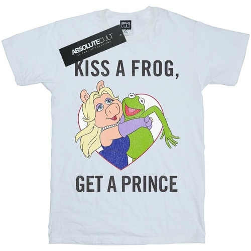 textil Niña Camisetas manga larga Disney The Muppets Kiss A Frog Blanco