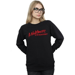 textil Mujer Sudaderas A Nightmare On Elm Street Red Logo Negro