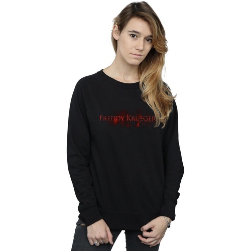 textil Mujer Sudaderas A Nightmare On Elm Street Freddy Nametag Negro