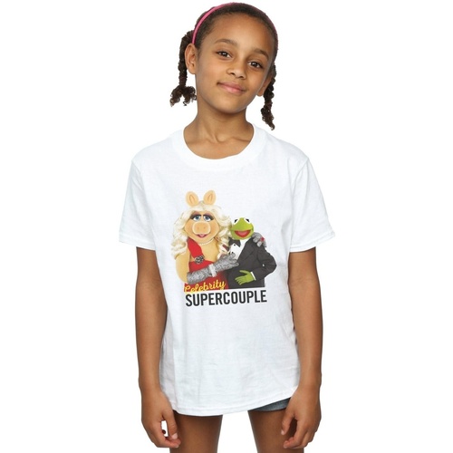 textil Niña Camisetas manga larga Disney The Muppets Celebrity Supercouple Blanco