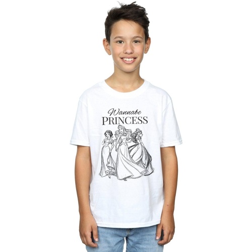 textil Niño Tops y Camisetas Disney Wannabe Princess Blanco