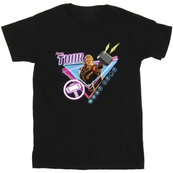textil Niña Camisetas manga larga Marvel What If Party Thor Alt Negro