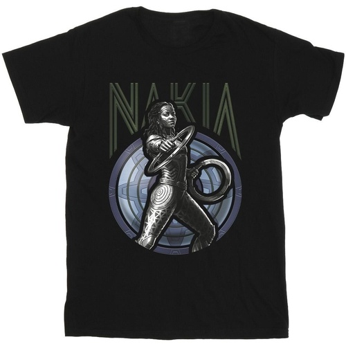 textil Niña Camisetas manga larga Marvel Wakanda Forever Nakia Shield Negro