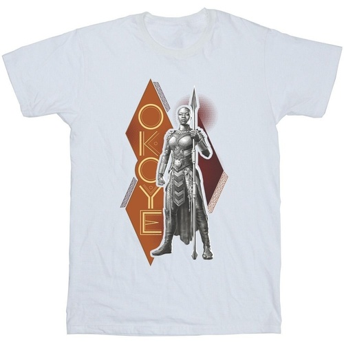 textil Niña Camisetas manga larga Marvel Wakanda Forever Okoye Stance Blanco