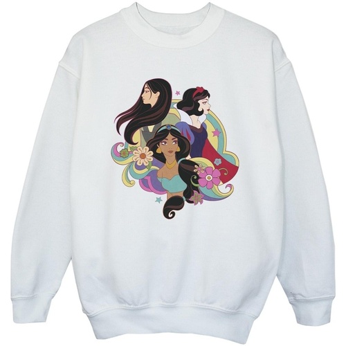 textil Niña Sudaderas Disney Princess Mulan Jasmine Snow White Blanco
