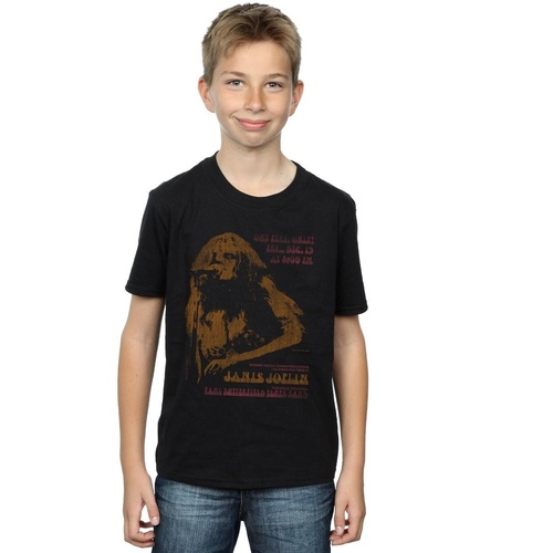textil Niño Camisetas manga corta Janis Joplin Madison Square Garden Negro