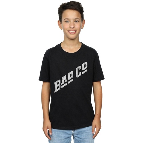 textil Niño Camisetas manga corta Bad Company Distressed Logo Negro