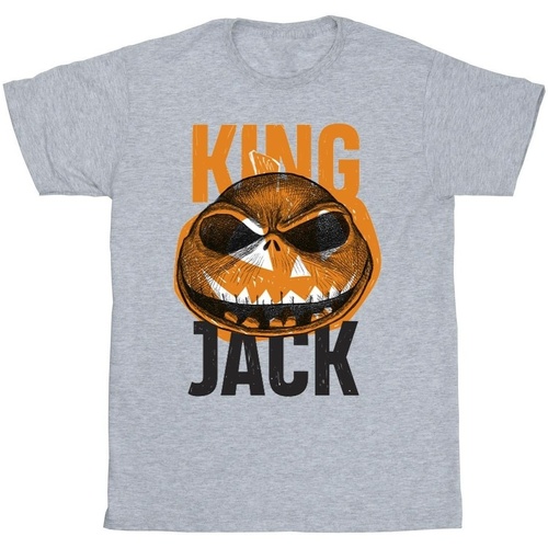 textil Niña Camisetas manga larga Disney The Nightmare Before Christmas King Jack Gris
