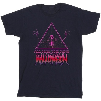 textil Niña Camisetas manga larga Disney The Nightmare Before Christmas Halloween King Azul