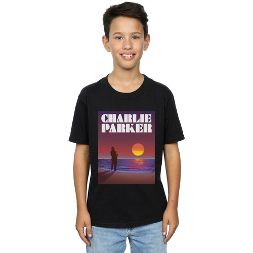 textil Niño Camisetas manga corta Charlie Parker Into The Sunset Negro