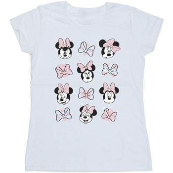 textil Mujer Camisetas manga larga Disney Minnie Mouse Multiple Blanco