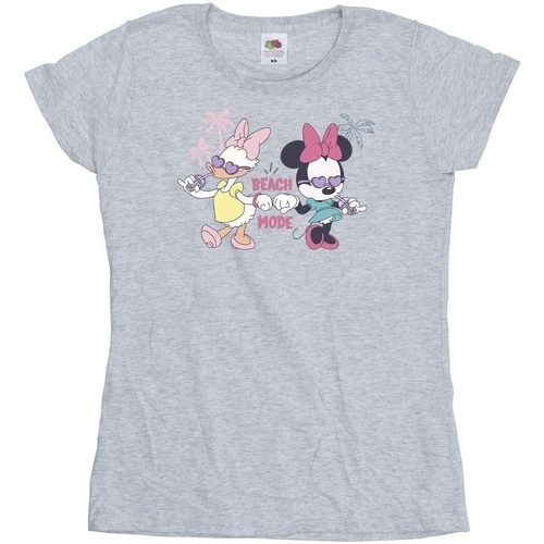 textil Mujer Camisetas manga larga Disney Minnie Daisy Beach Mode Gris
