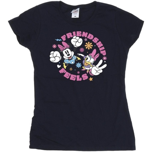 textil Mujer Camisetas manga larga Disney Minnie Mouse Daisy Friendship Azul