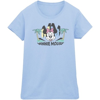 textil Mujer Camisetas manga larga Disney Minnie MM Palm Azul