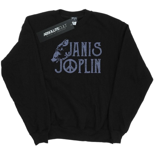 textil Mujer Sudaderas Janis Joplin Type Logo Negro