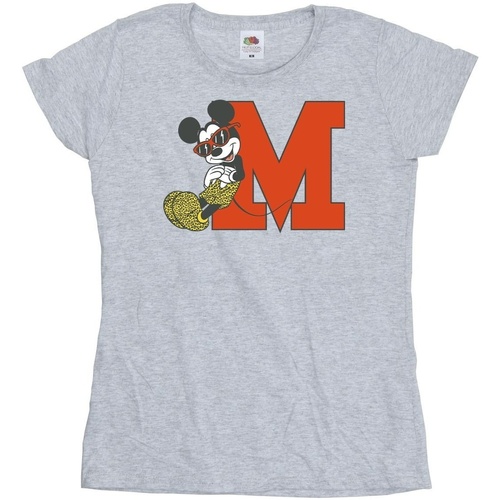textil Mujer Camisetas manga larga Disney Mickey Mouse Leopard Trousers Gris
