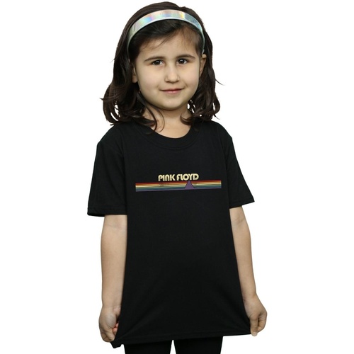 textil Niña Camisetas manga larga Pink Floyd Prism Retro Stripes Negro