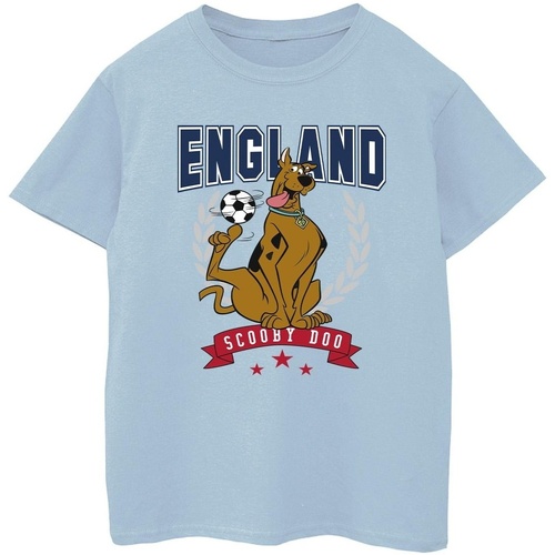 textil Niño Camisetas manga corta Scooby Doo England Football Azul