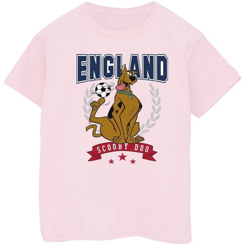 textil Niño Camisetas manga corta Scooby Doo England Football Rojo