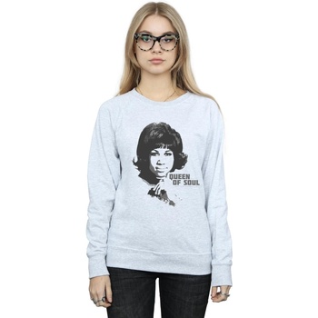 textil Mujer Sudaderas Aretha Franklin Queen Of Soul Gris