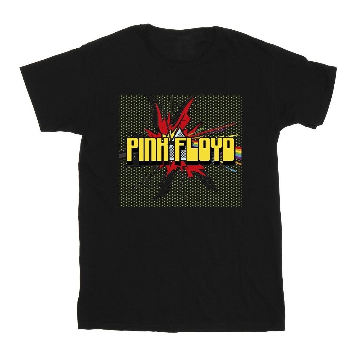 textil Niña Camisetas manga larga Pink Floyd Pop Art Negro