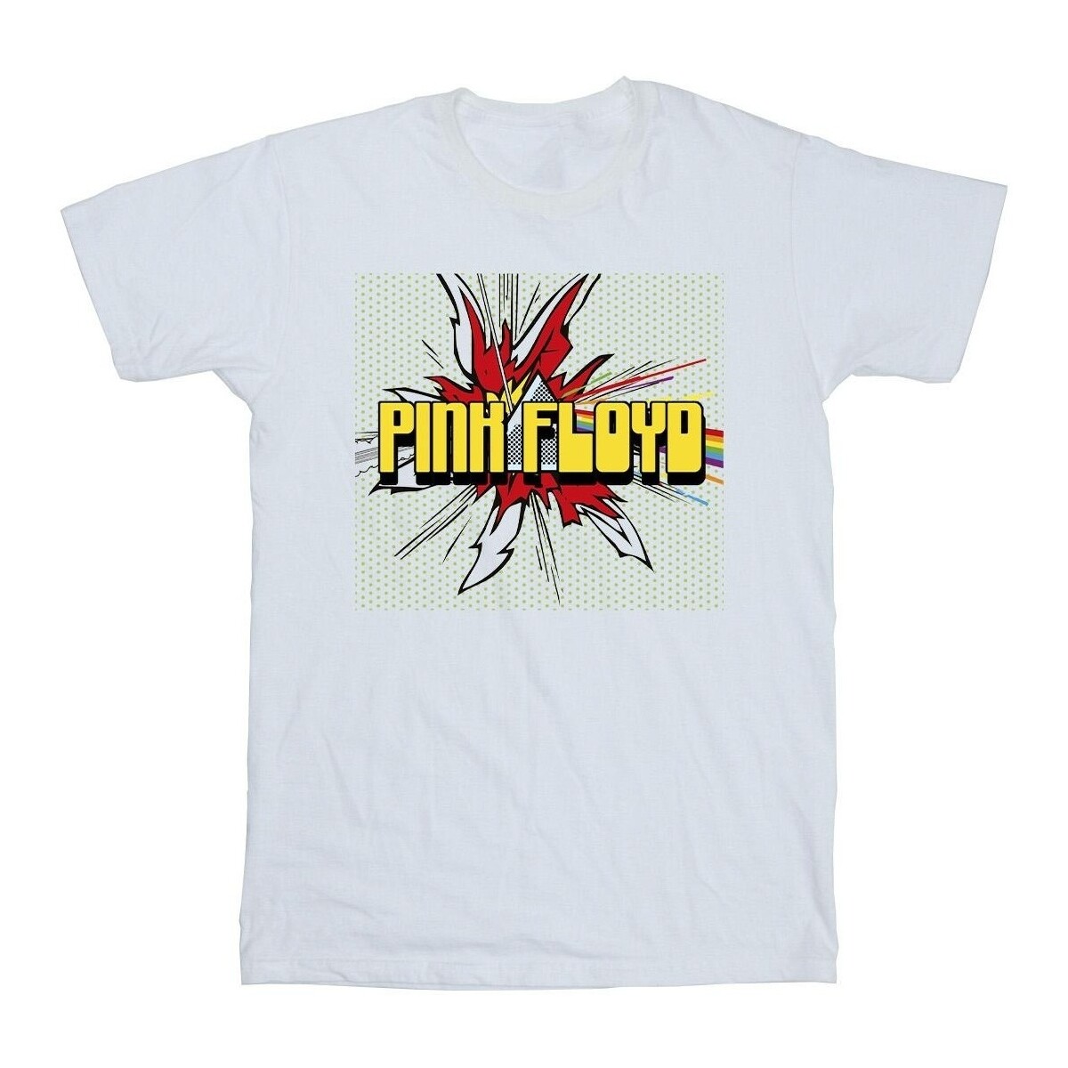 textil Niña Camisetas manga larga Pink Floyd Pop Art Blanco