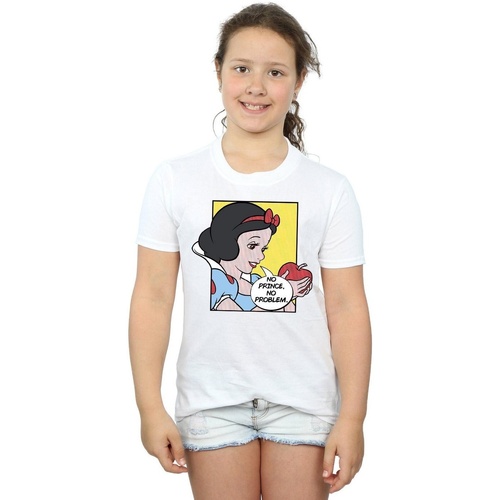 textil Niña Camisetas manga larga Disney Snow White Pop Art Blanco