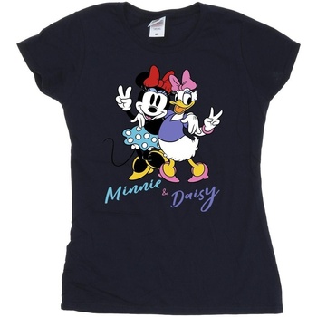 textil Mujer Camisetas manga larga Disney Minnie Mouse And Daisy Azul