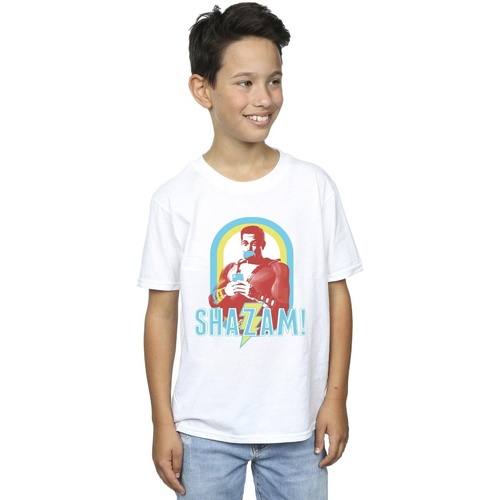 textil Niño Camisetas manga corta Dc Comics Shazam Buble Gum Frame Blanco