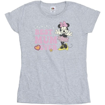 textil Mujer Camisetas manga larga Disney Best Mum Ever Gris