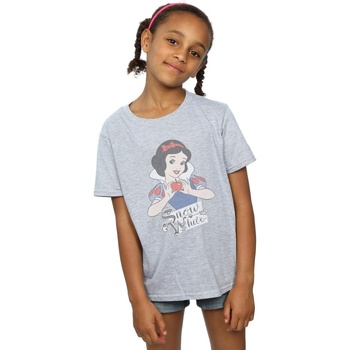 textil Niña Camisetas manga larga Disney Snow White Apple Gris