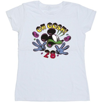 textil Mujer Camisetas manga larga Disney Mickey Mouse Oh Gosh Pop Art Blanco