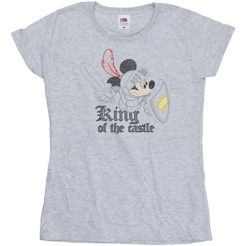 textil Mujer Camisetas manga larga Disney Mickey Mouse King Of The Castle Gris