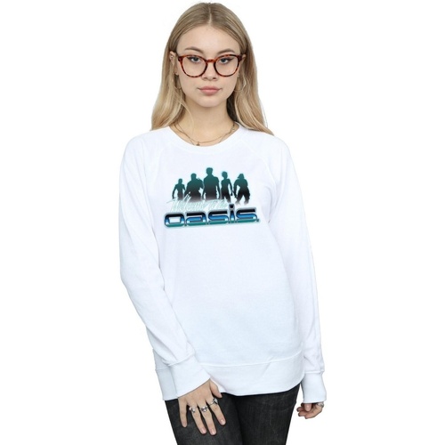 textil Mujer Sudaderas Ready Player One Welcome To The Oasis Blanco