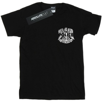 textil Niña Camisetas manga larga The Police Illegal Records Eagle Chest Negro